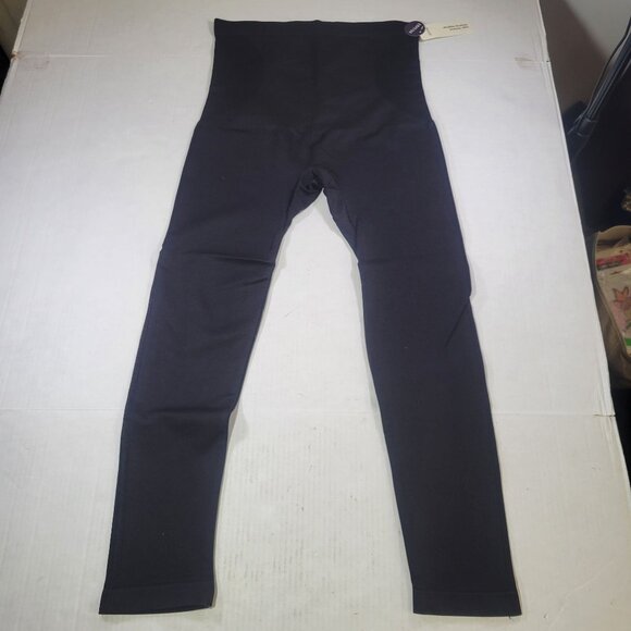 Empetua Black High Waisted Shaping Leggings #42075 Size XL - Picture 1 of 6